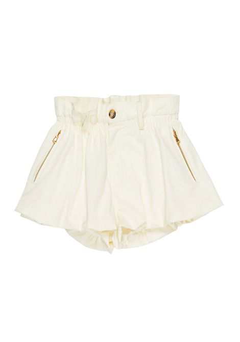 Shorts con arriccio Lù-Lù BY MISS GRANT | LL4140LATTE